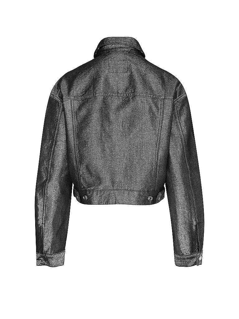 HUGO | Jeansjacke GISOLIA | silber