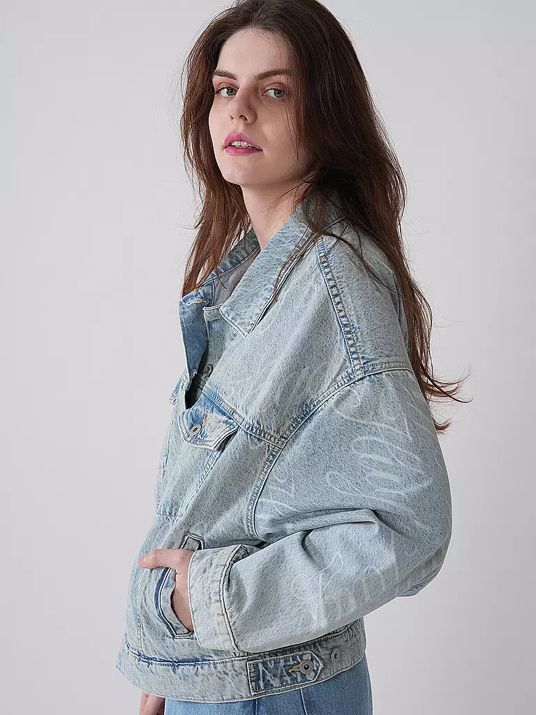 HUGO | Jeansjacke LOU | blau