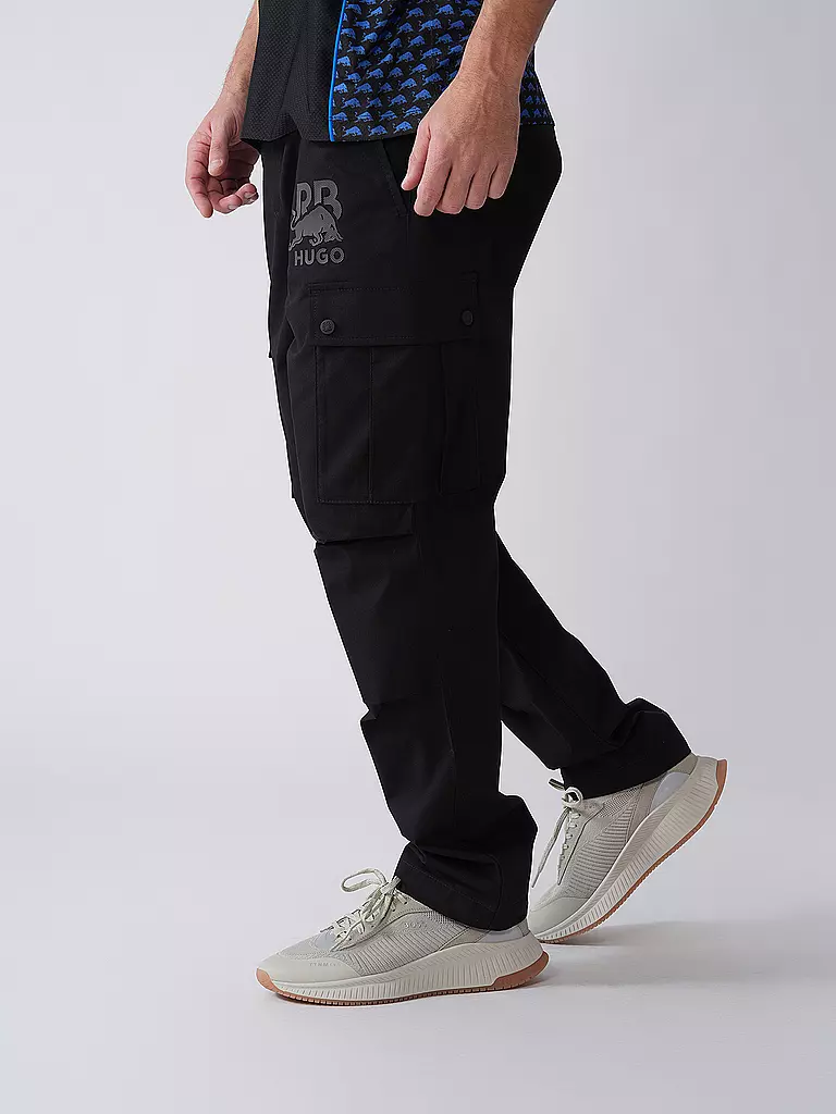 HUGO | Jogginghose HUGO x RB | schwarz