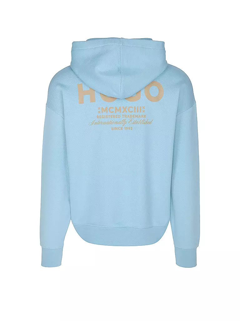 HUGO | Kapuzensweater - Hoodie NAZARDO | hellblau