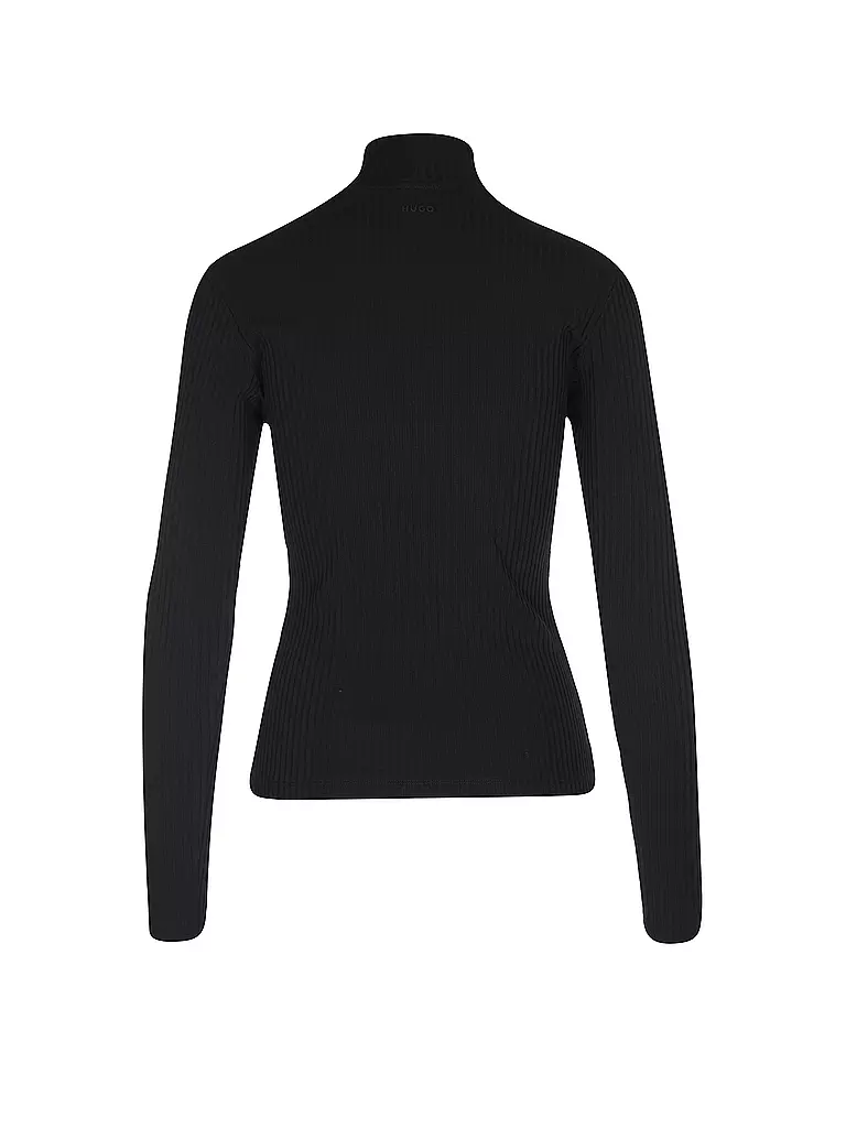 HUGO | Langarmshirt DRIZA | schwarz