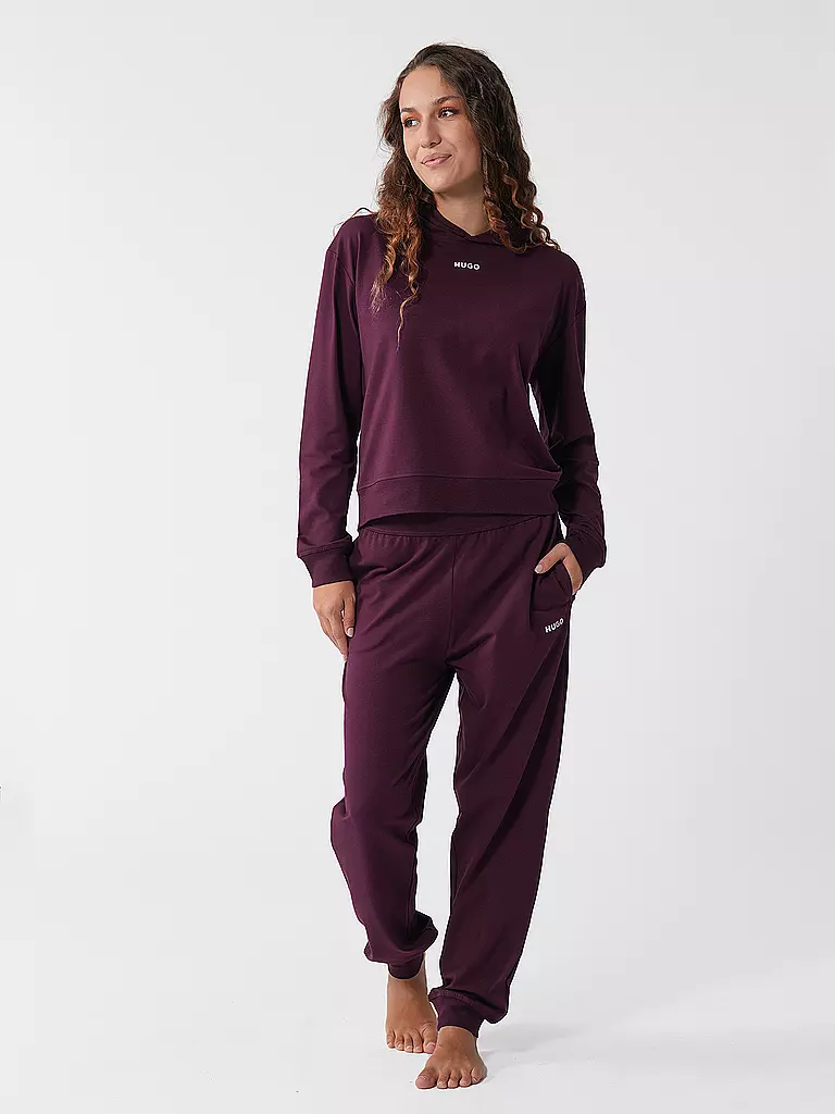 HUGO | Loungewear Hose SHUFFLE | beere