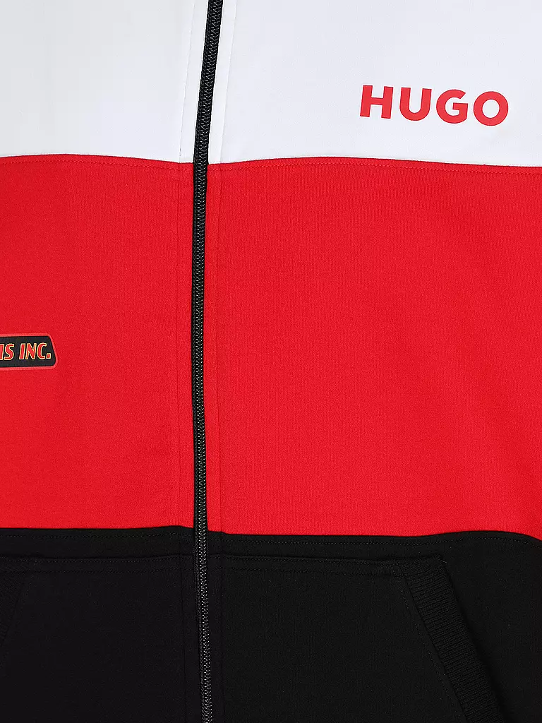 HUGO | Loungewear Jacke | schwarz