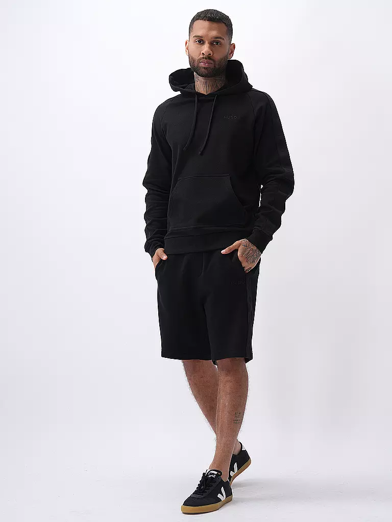 HUGO | Loungewear Kapuzensweater - Hoodie | schwarz