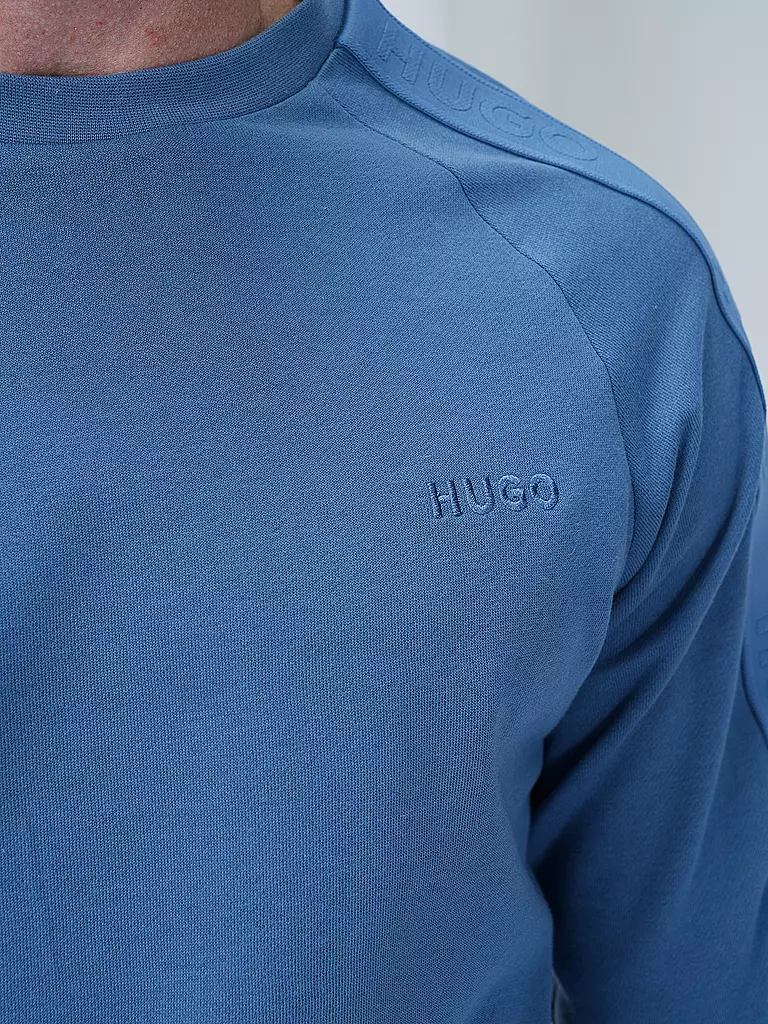 HUGO | Loungewear Pullover | blau