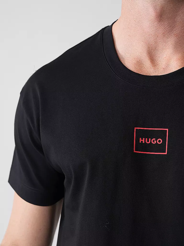 HUGO | Loungewear Shirt LAZE | rot