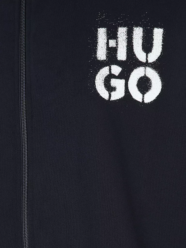 HUGO | Loungewear Sweatjacke  | blau