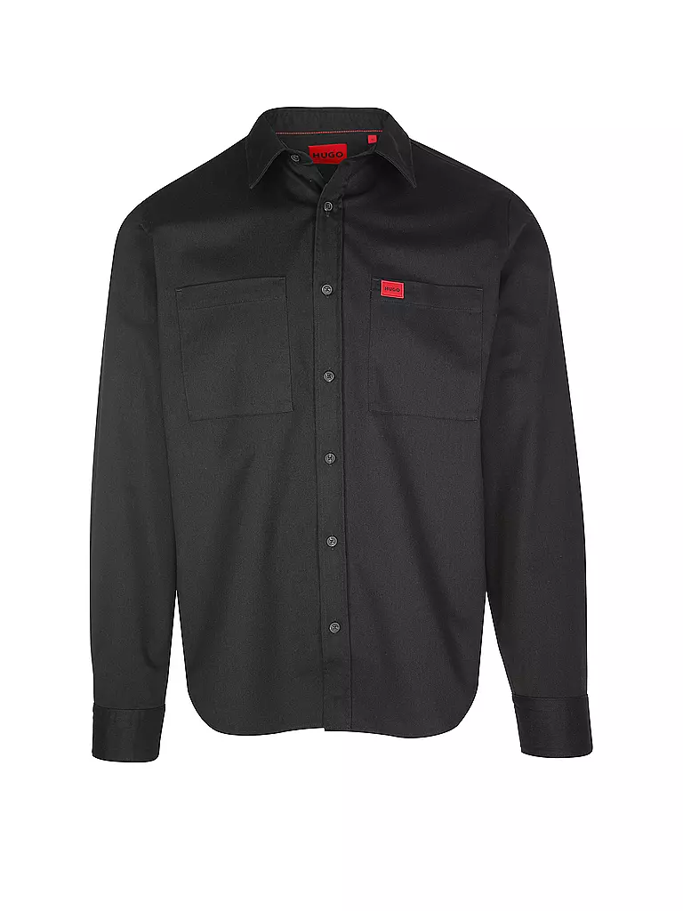 HUGO | Overshirt EGRIN | schwarz