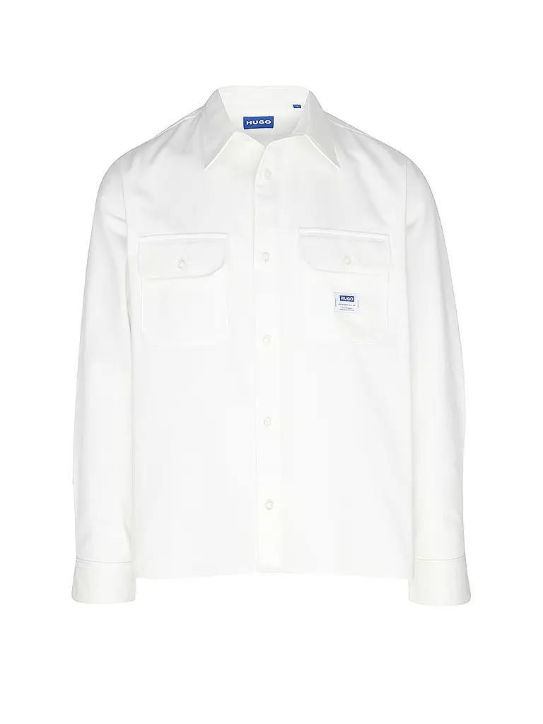 HUGO | Overshirt EKYNONE | weiss