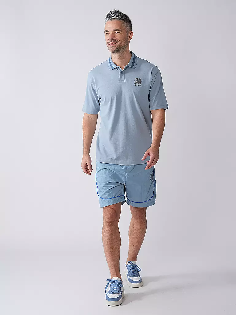 HUGO | Poloshirt HUGO x RB | blau