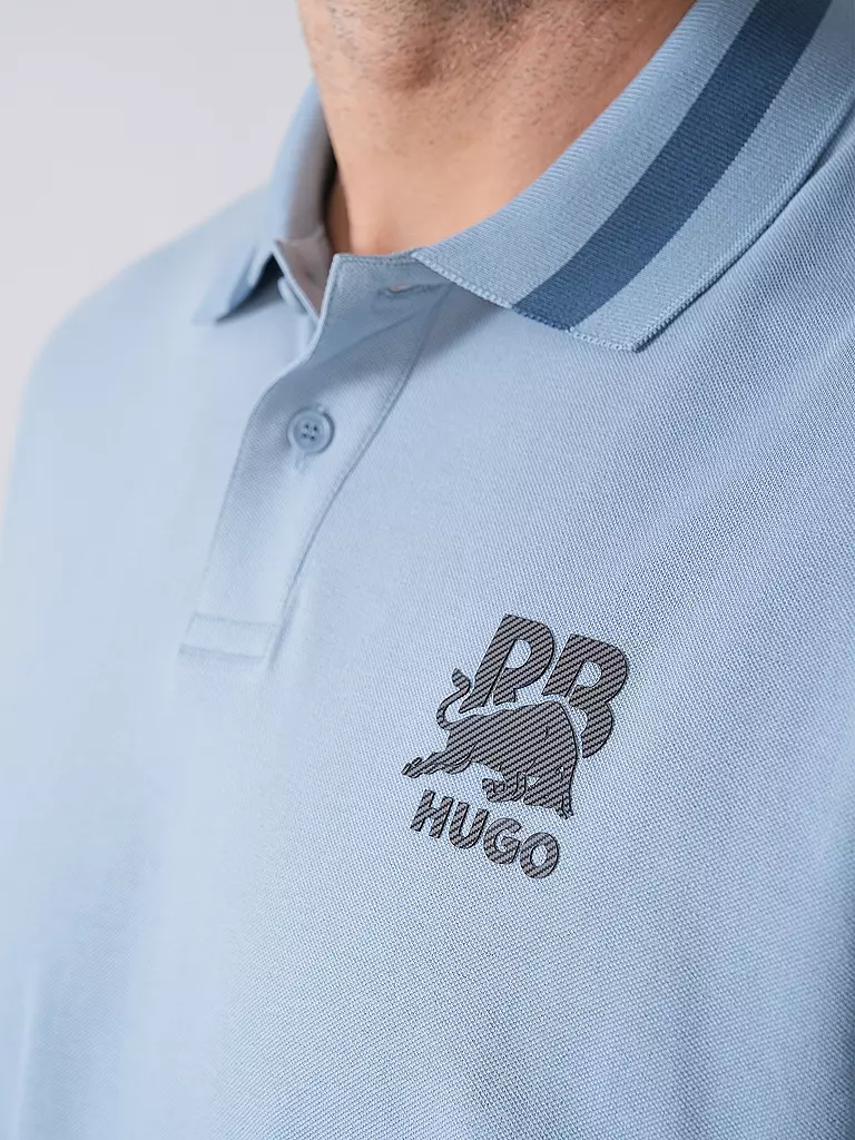 HUGO | Poloshirt HUGO x RB | blau