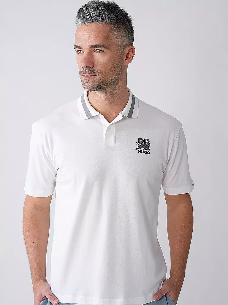 HUGO | Poloshirt HUGO x RB | weiss