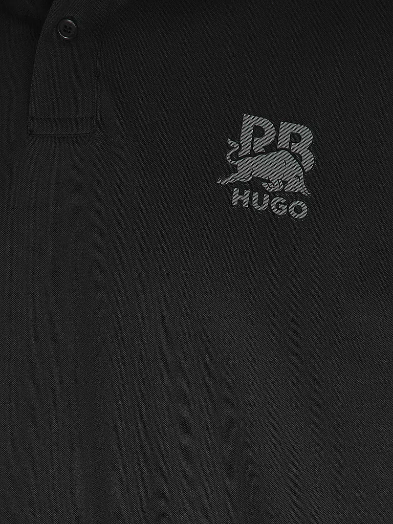 HUGO | Poloshirt HUGO x RB | schwarz