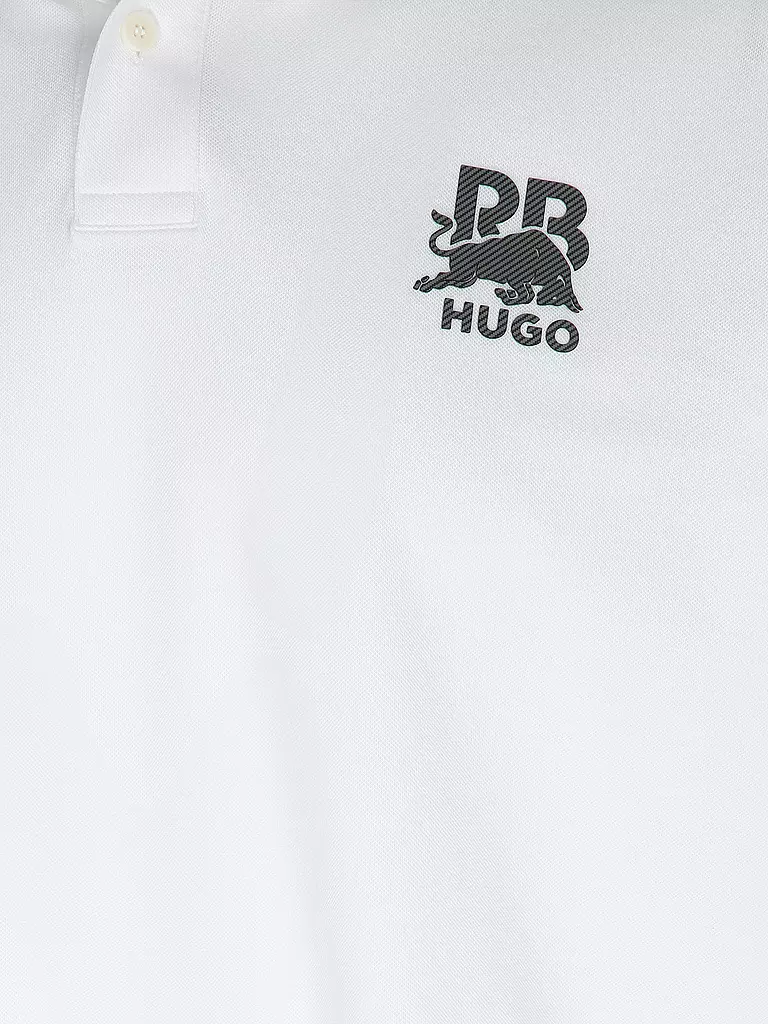 HUGO | Poloshirt HUGO x RB | weiss