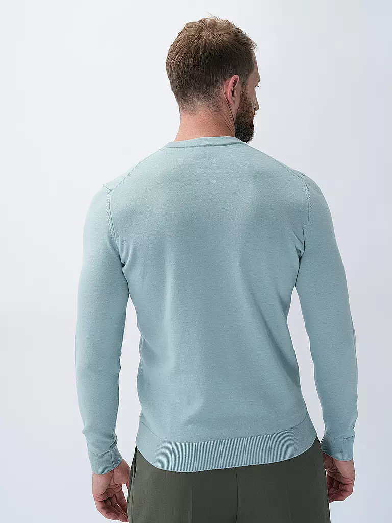 HUGO | Pullover SAN CASSIUS | hellblau