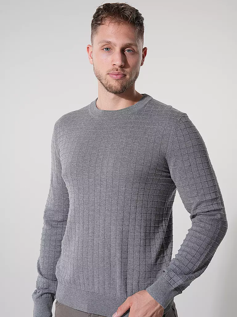 HUGO | Pullover SCOULT | grau