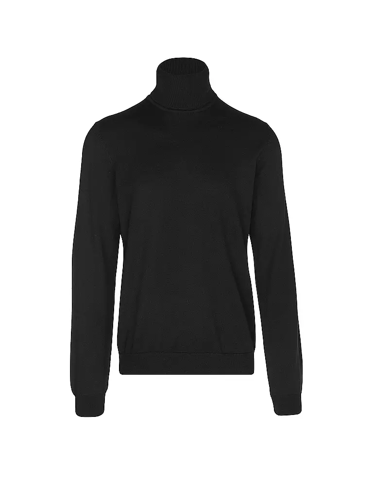 HUGO | Rollkragenpullover SAN THOMAS | schwarz