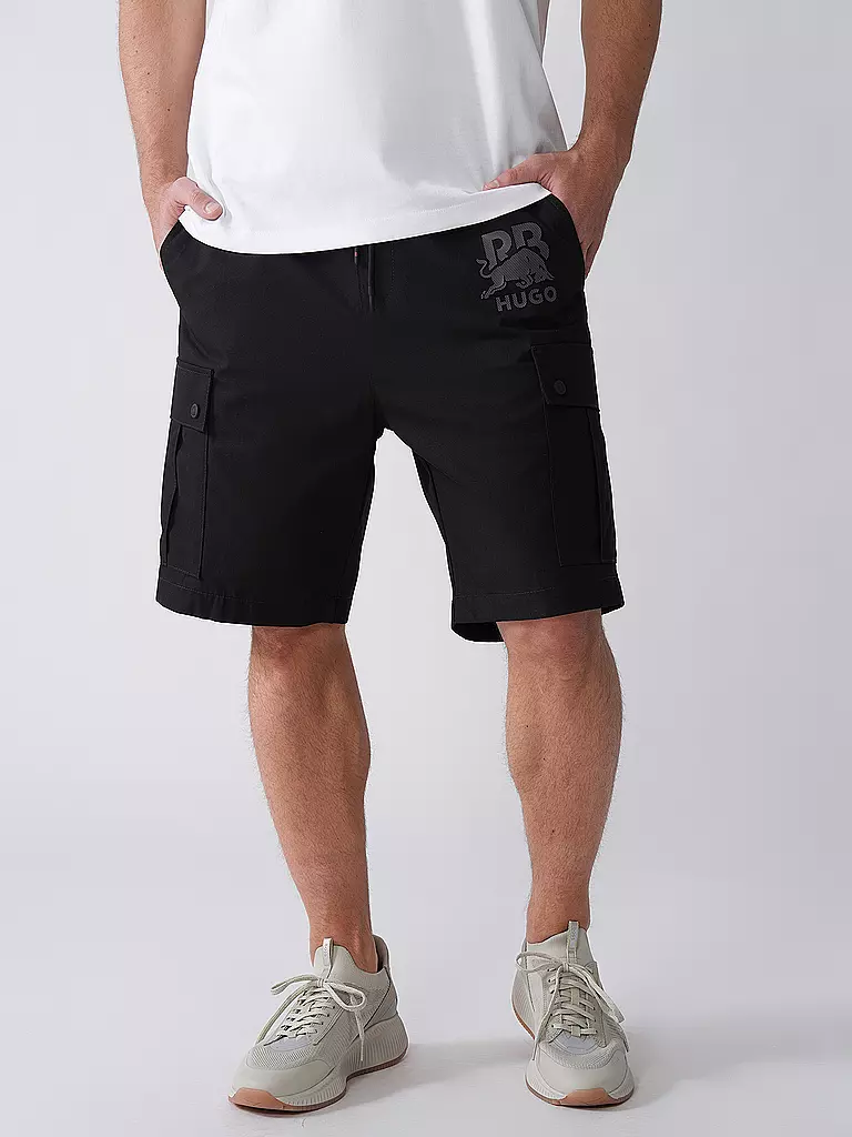 HUGO | Shorts HUGO x RB | schwarz