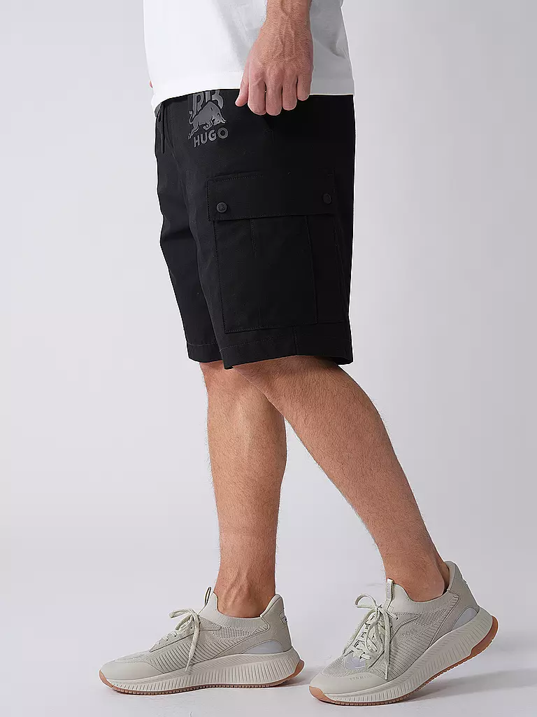 HUGO | Shorts HUGO x RB | schwarz