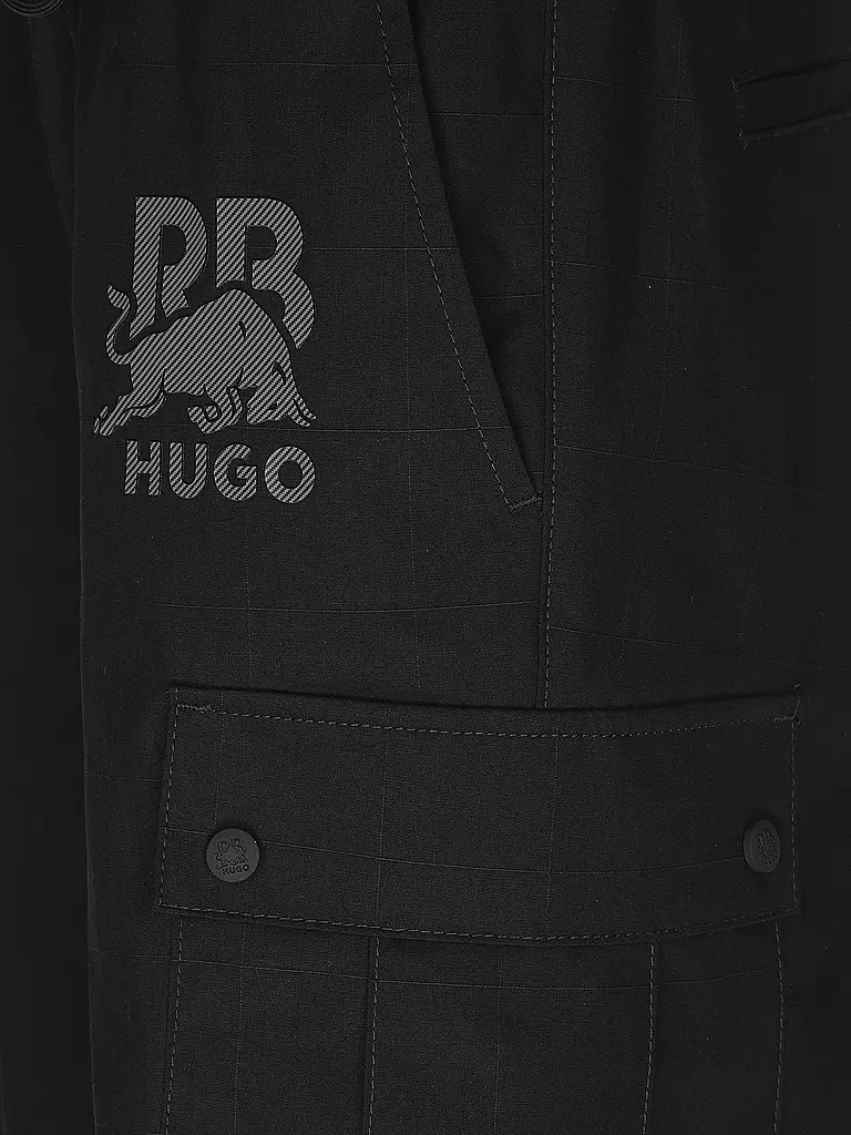 HUGO | Shorts HUGO x RB | schwarz