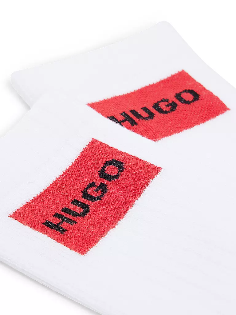 HUGO | Socken 2er Pkg white  | weiss