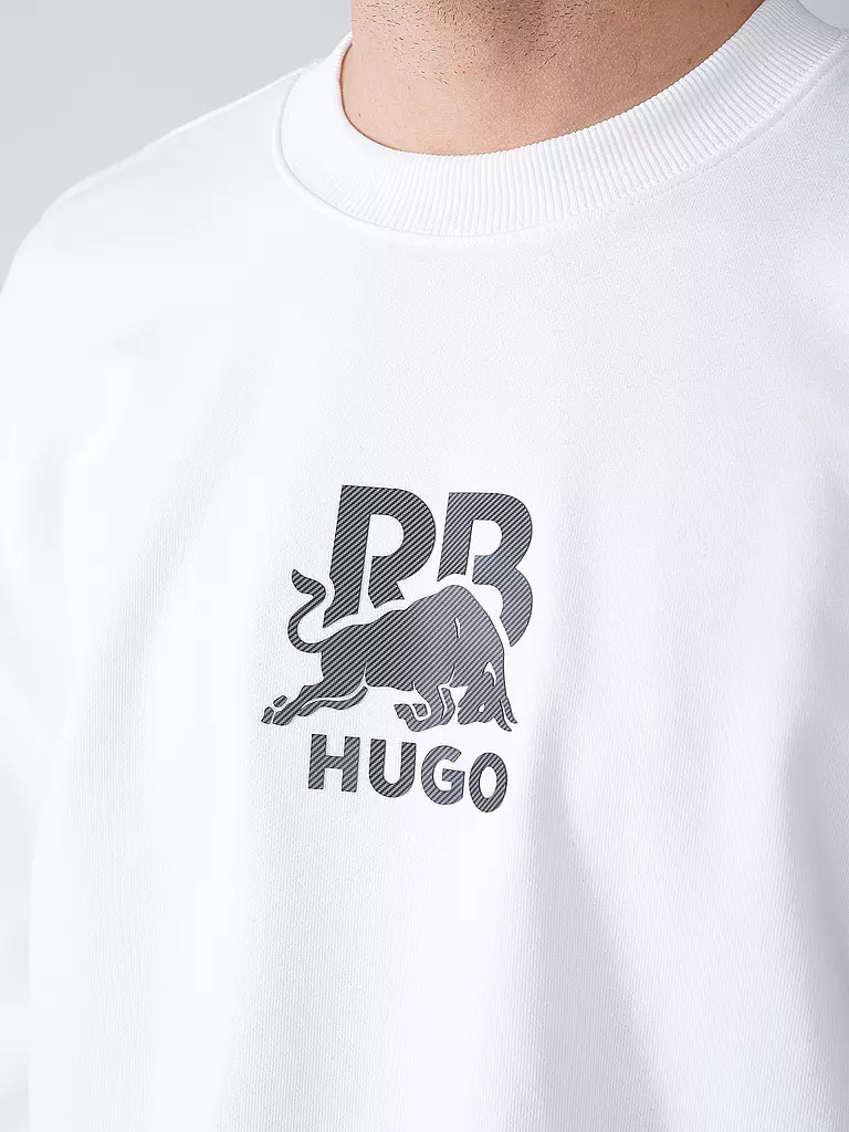 HUGO | Sweater HUGO x RB | weiss