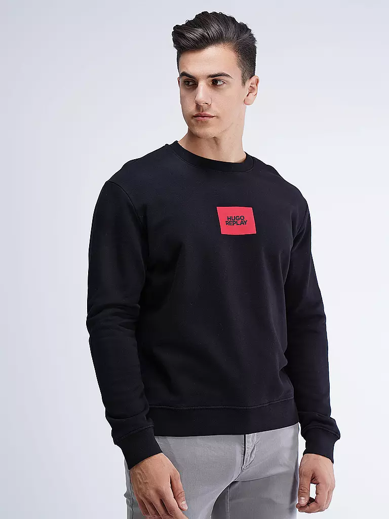 HUGO | Sweater | schwarz