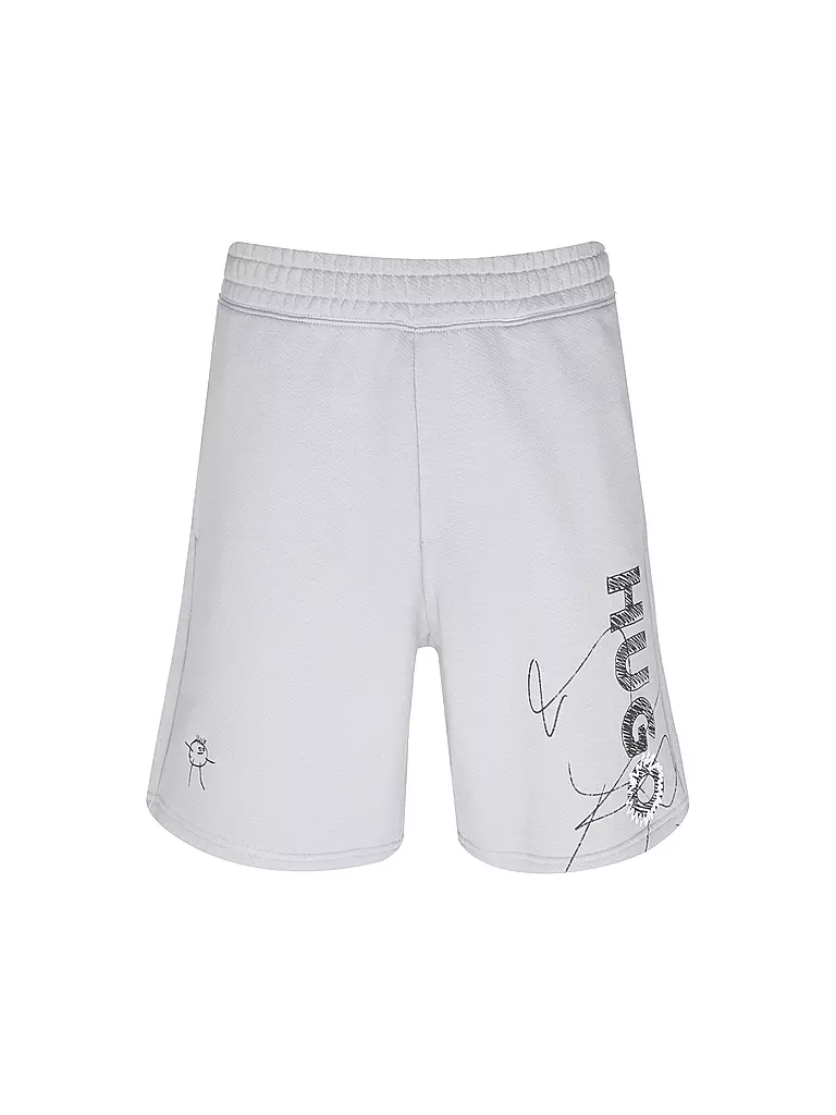 HUGO | Sweatshorts NASIBO | hellgrau