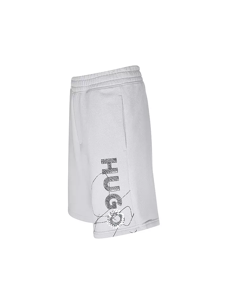 HUGO | Sweatshorts NASIBO | hellgrau