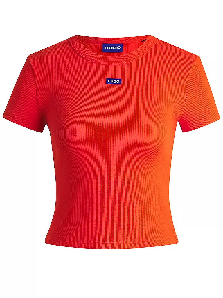 HUGO | T-Shirt Cropped Fit | orange