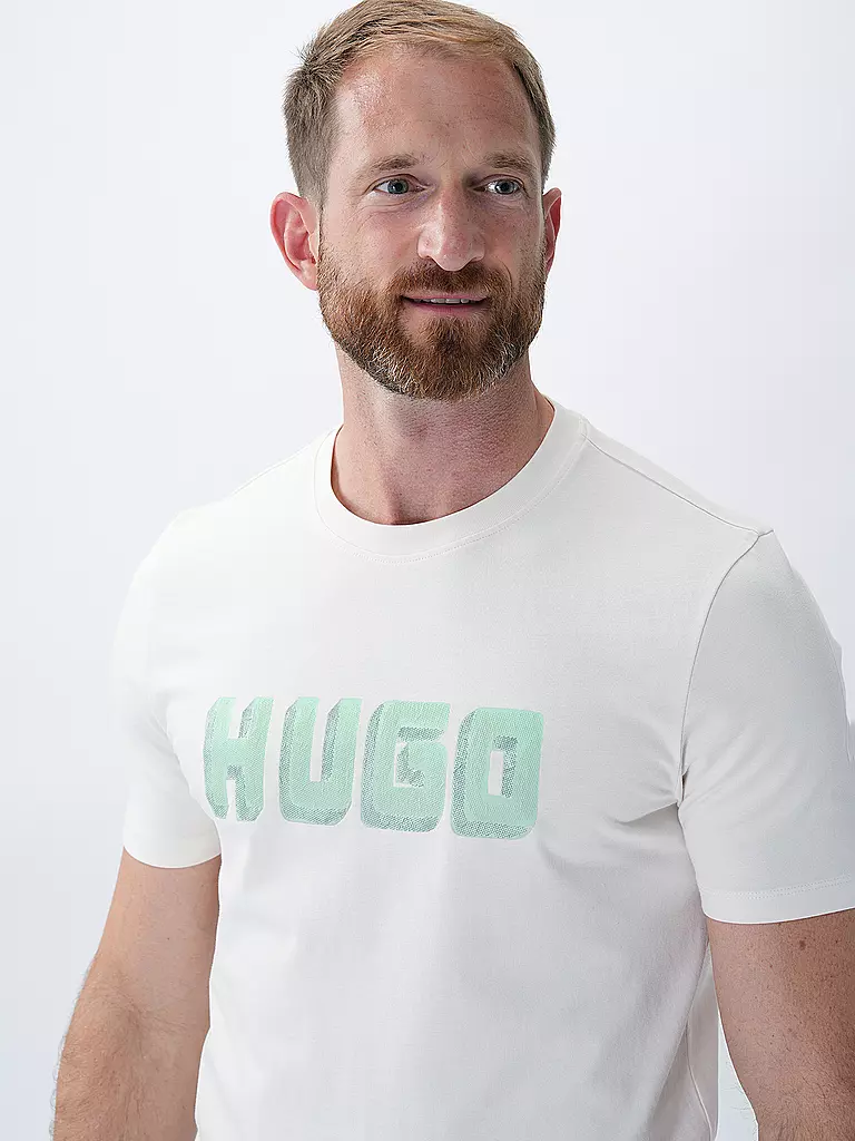 HUGO | T-Shirt DAQERIO | creme