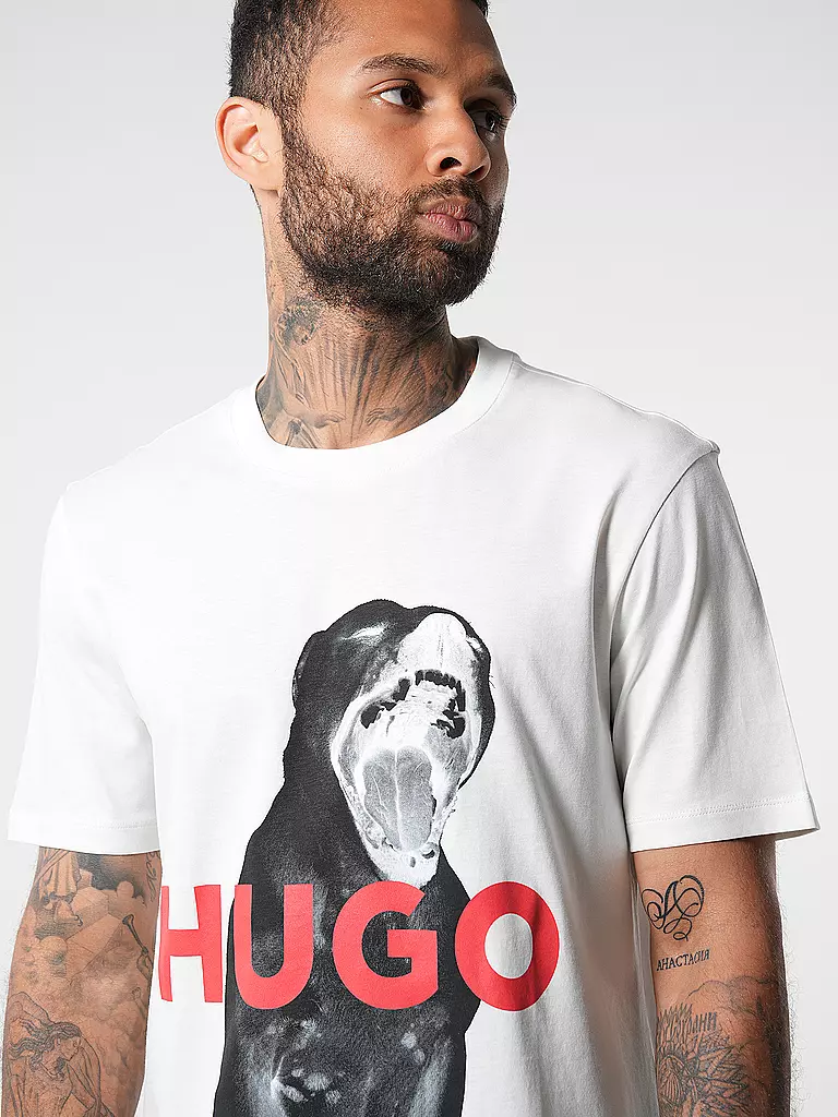 HUGO | T-Shirt DAYAKING | weiss