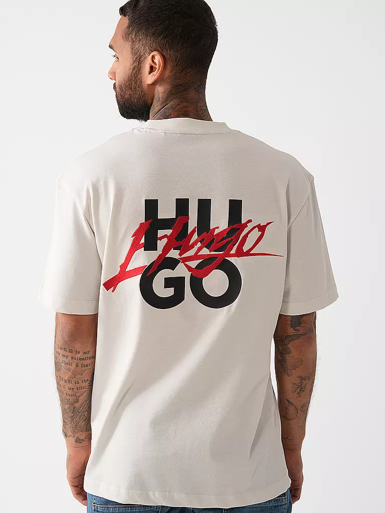 HUGO | T-Shirt DLOGOTEE | weiss