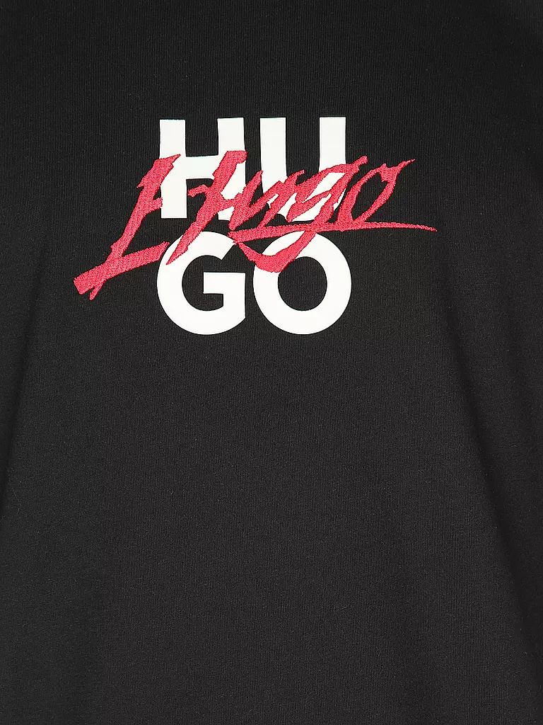 HUGO | T-Shirt DLONGNY | schwarz