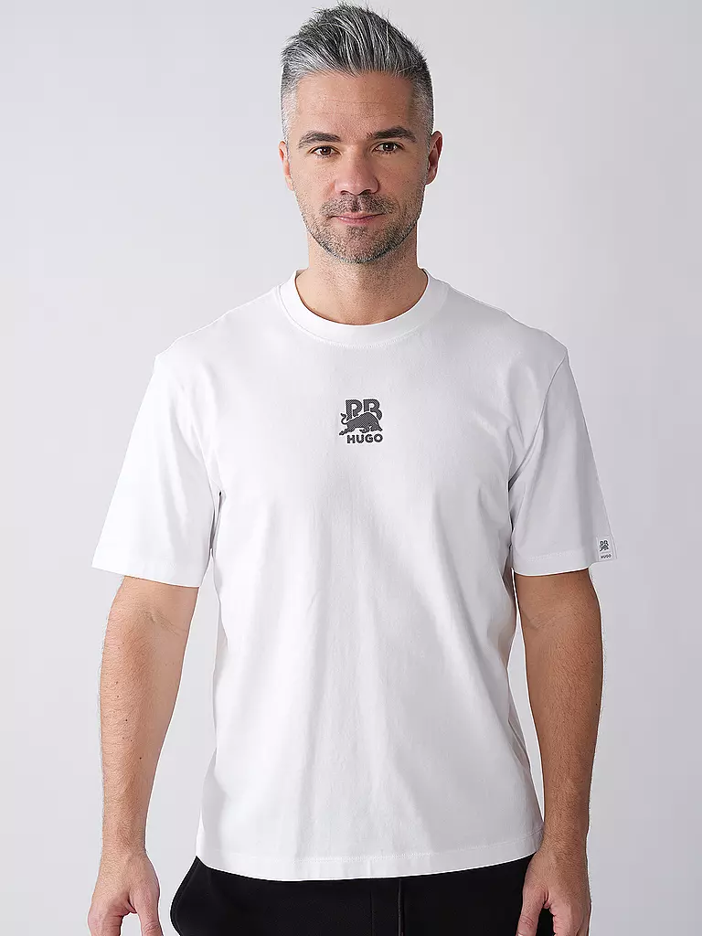 HUGO | T-Shirt HUGO x RB | weiss