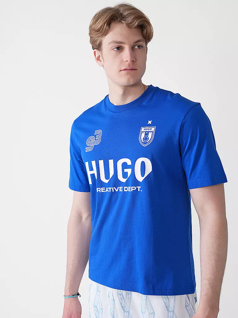 HUGO | T-Shirt NEBULOP | blau