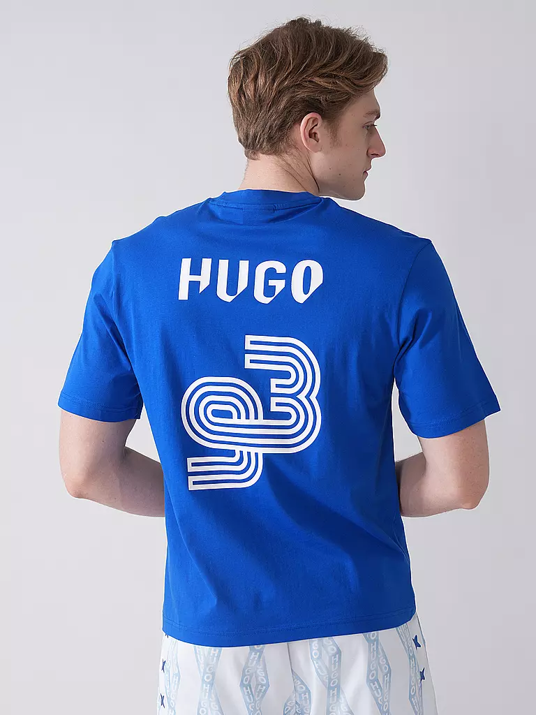 HUGO | T-Shirt NEBULOP | blau