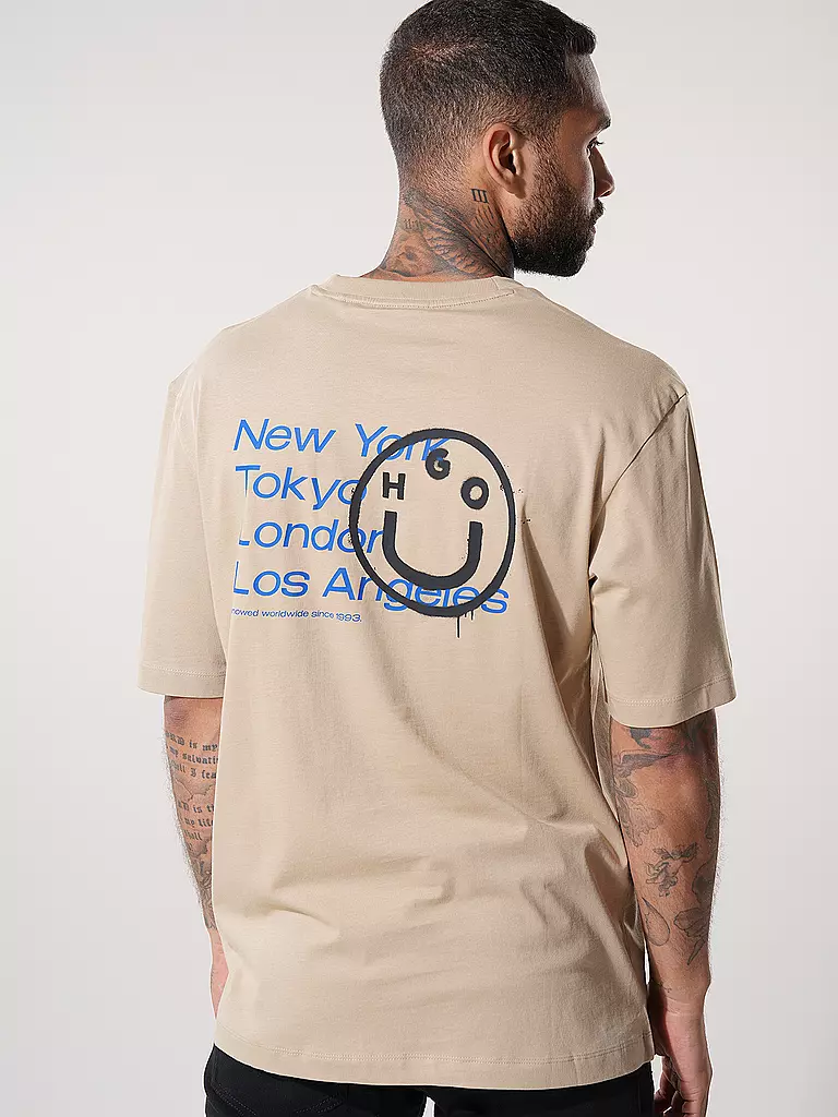 HUGO | T-Shirt NUGOYORK | beige