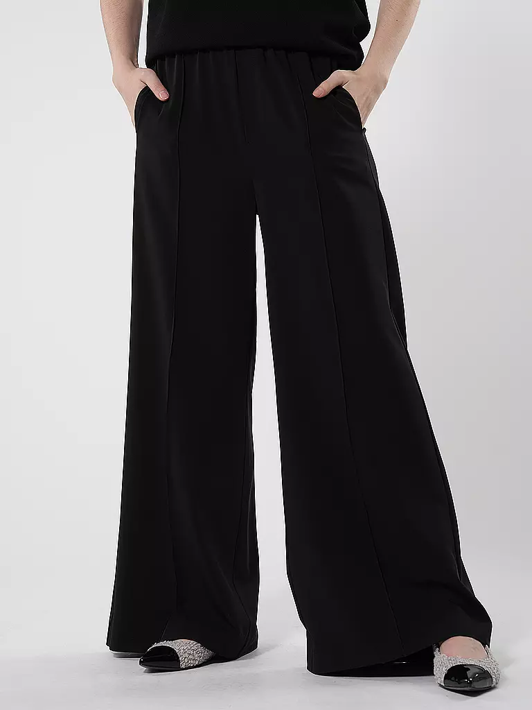 IN WEAR | Hose Wide Leg  | schwarz