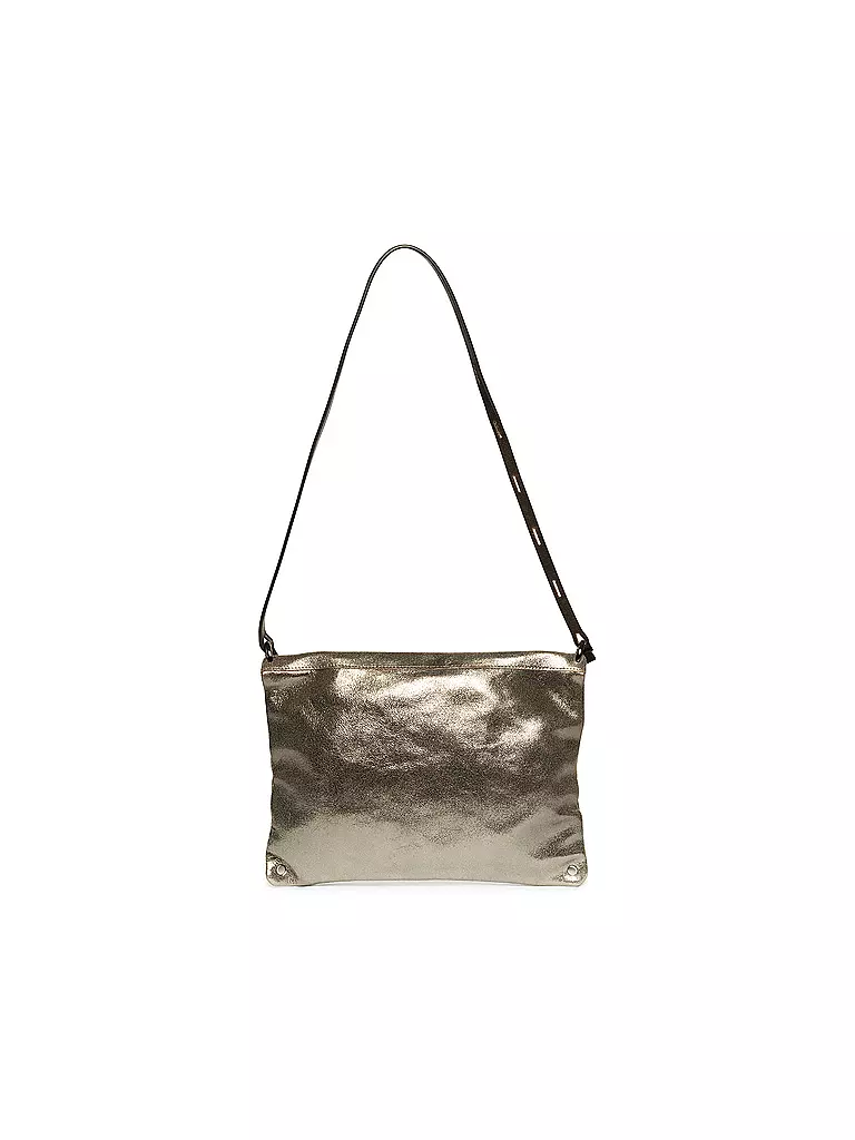 INA KENT | Ledertasche - Umhängetasche MOONLIT Ed. 1 | grau