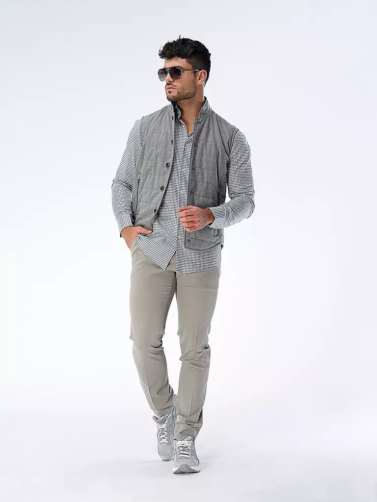 INCOTEX | Chino Slim Fit | grau