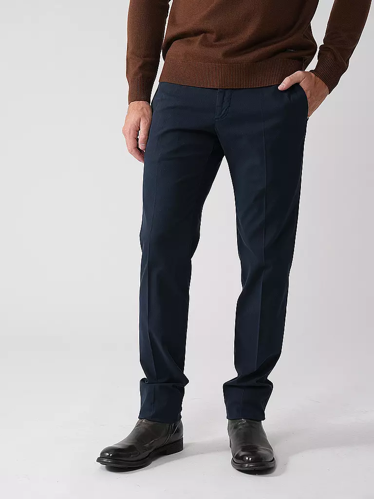 INCOTEX | Chino Slim Fit | dunkelblau