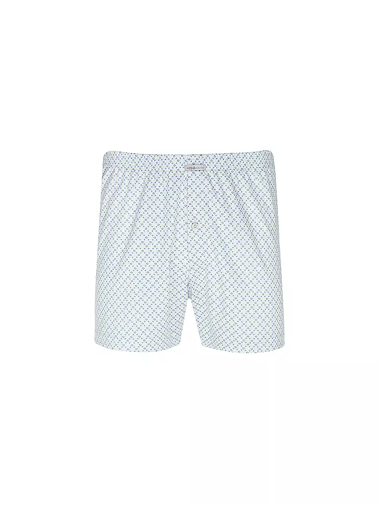 ISA | Boxershorts blau bedruckt | blau