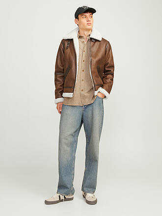 JACK & JONES | Jacke in Shearling-Optik  JORCOLE