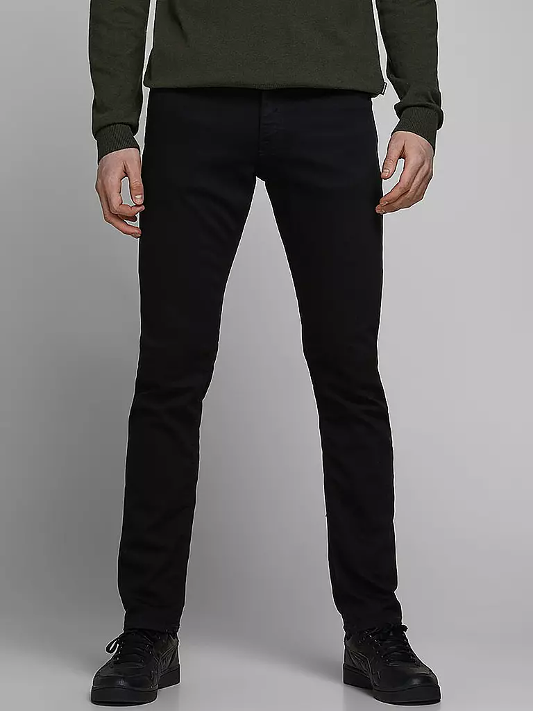 JACK & JONES | Jeans Slim Fit GLENN FELIX | schwarz