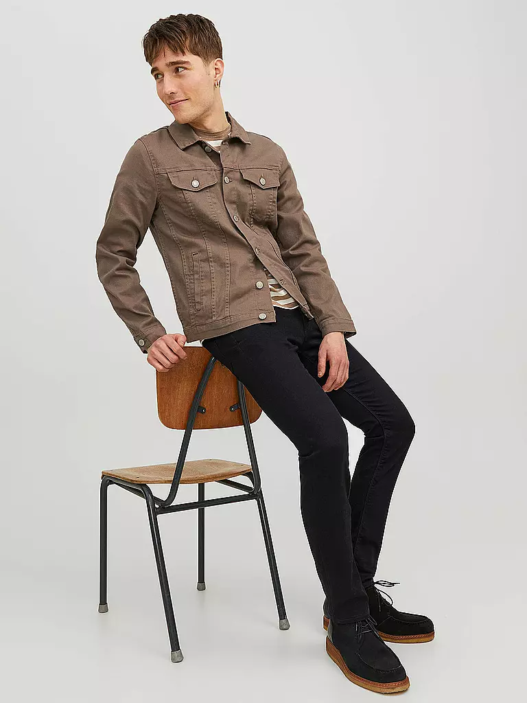 JACK & JONES | Jeans Slim Fit GLENN FELIX | schwarz