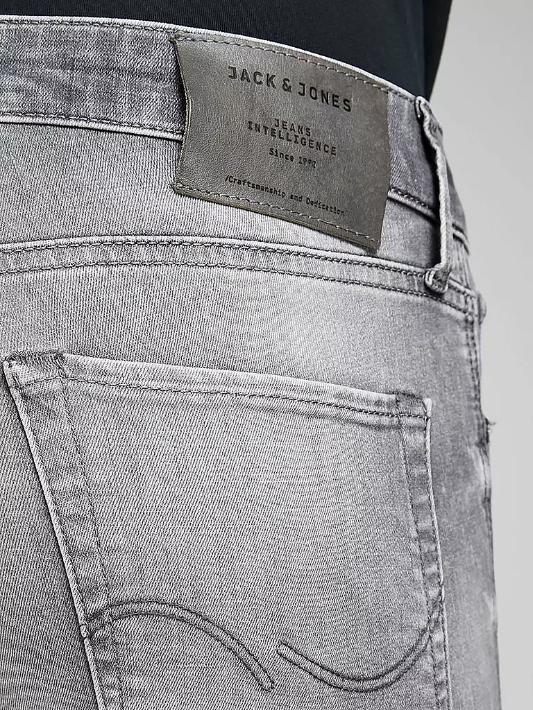 JACK & JONES | Jeans Slim Fit JJIGLENN JJICON | grau