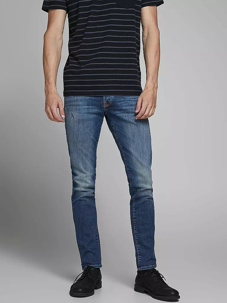 JACK & JONES | Jeans Slim Fit JJIGLENN | blau