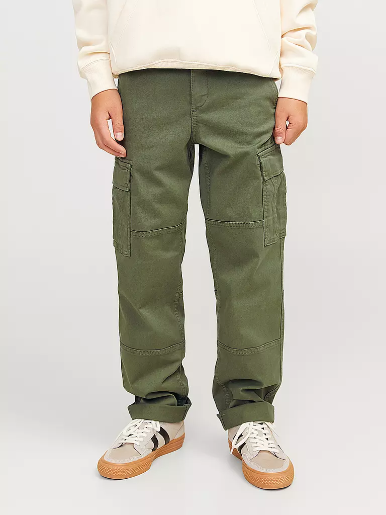 JACK & JONES | Jungen Cargohose JPSTKANE JJHARLOW | schwarz