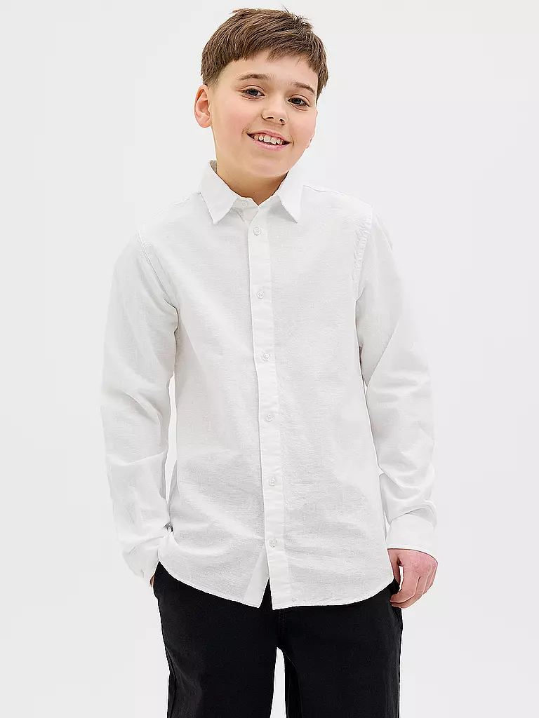 JACK & JONES | Jungen Hemd JJEBREEZE | weiss